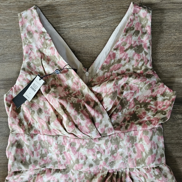 Talbots size 10 muted floral lined dress new!! - Picture 7 of 10